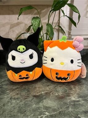 *BUNDLE* Squishallows 8” Sanrio Hello Kitty & Kuromi Halloween NWT